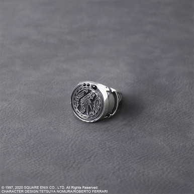 FINAL FANTASY VII REMAKE Silver Signet Ring - SEPHIROTH