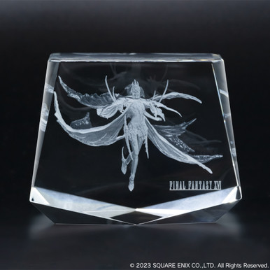 FINAL FANTASY XVI レーザー彫刻クリスタルガラス ＜召喚獣