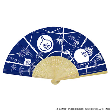 Smile Slime Japanese Hand Fan Blue | SQUARE ENIX Store