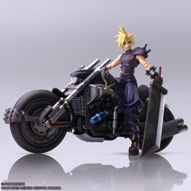 FINAL FANTASY 7 PLAY ARTS クラウド&ハーディデイトナ FINAL FANTASY VII BRING ARTS Action Figure - CLOUD STRIFE