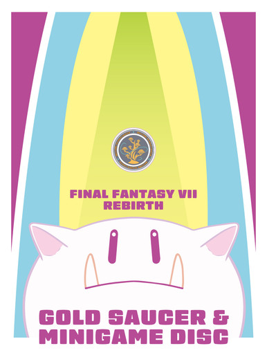 FINAL FANTASY VII REBIRTH GOLD SAUCER & MINI GAME DISC | SQUARE