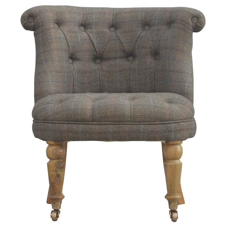 Artisan Small Multi Tweed Accent Chair