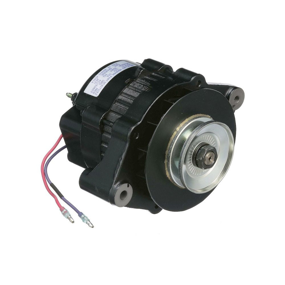 55 Amp Mando Alternator (Black), Mercury - Mercruiser 817119A-4 Image