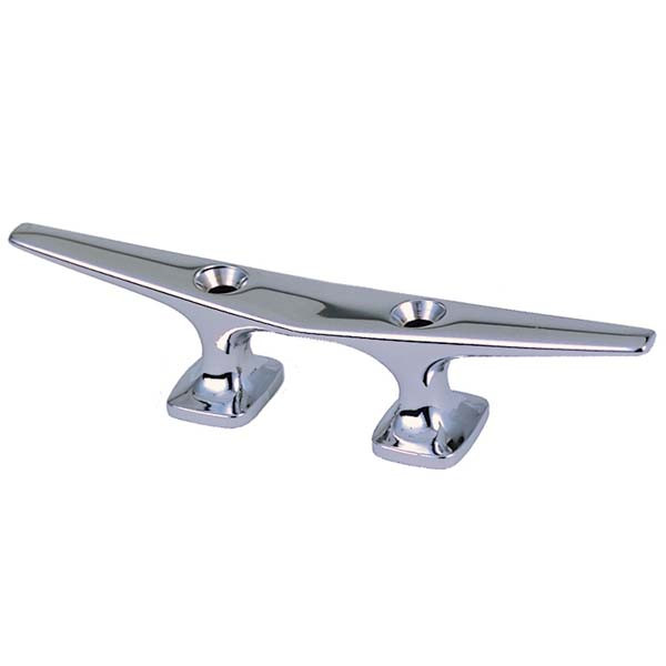Perko 1252DP0CHR 6-1/2-inch chrome-plated open-base boat cleat