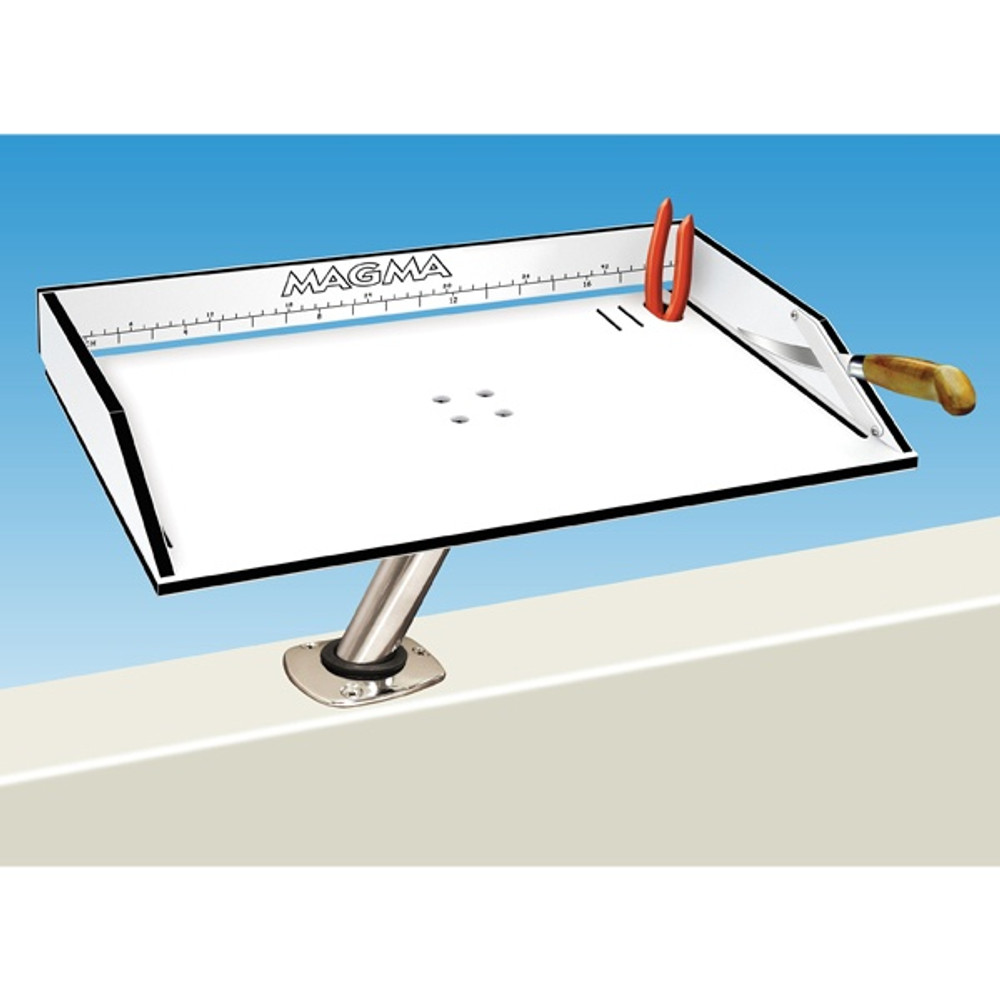 Magma Bait & Filet Table with Levelock Rod Mount