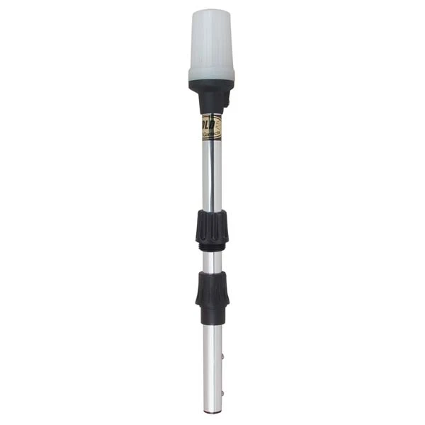 Perko 1400DP4CHR 36-inch Alpha navigation pole light with white translucent globe