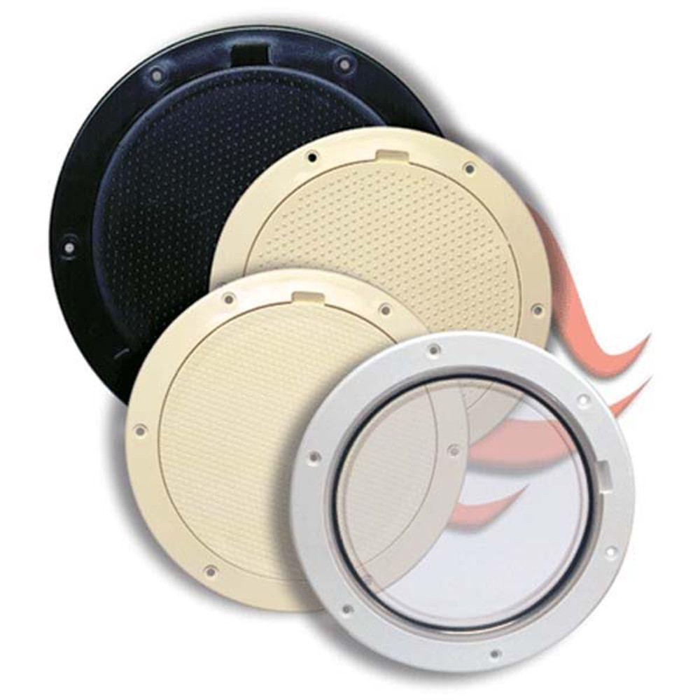 Beckson Diamond Texture 8" Pry-Out Marine Deck Plate