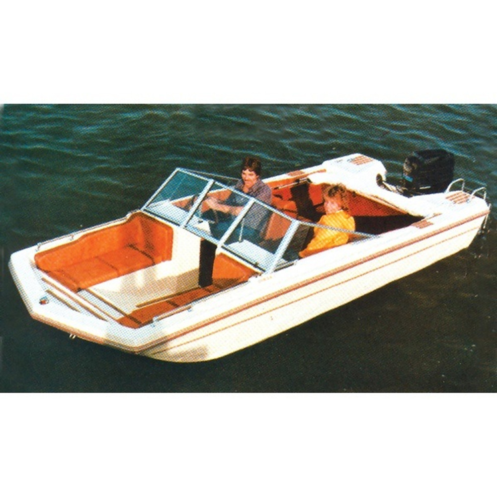 Tri-Hull Boat Cover w/ Outboard 16'5" to 17'4" Length 92" Beam