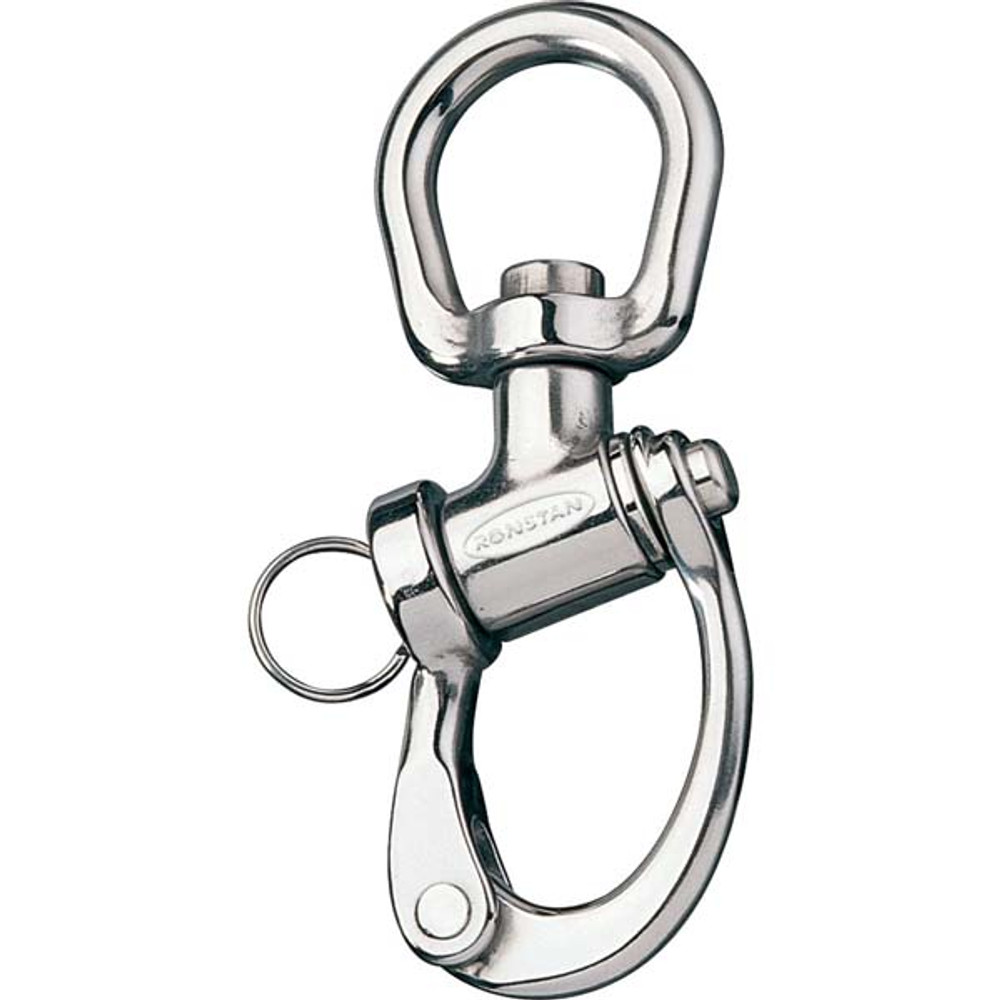 Ronstan Trunnion Snap Shackle - Large Swivel Bail - 122mm(4-3/4") Length