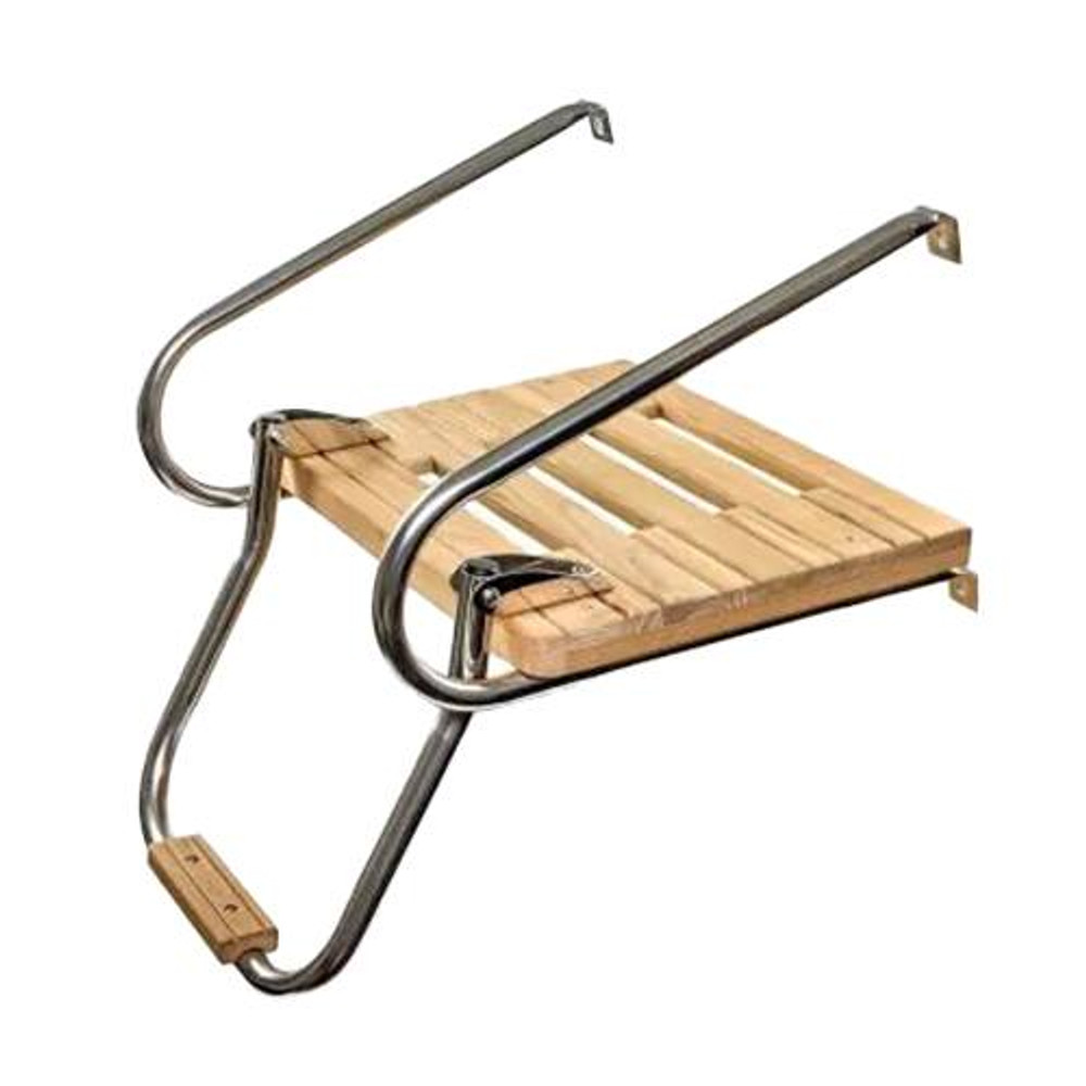Whitecap Industries I/O Teak Swim Platform w/ Ladder