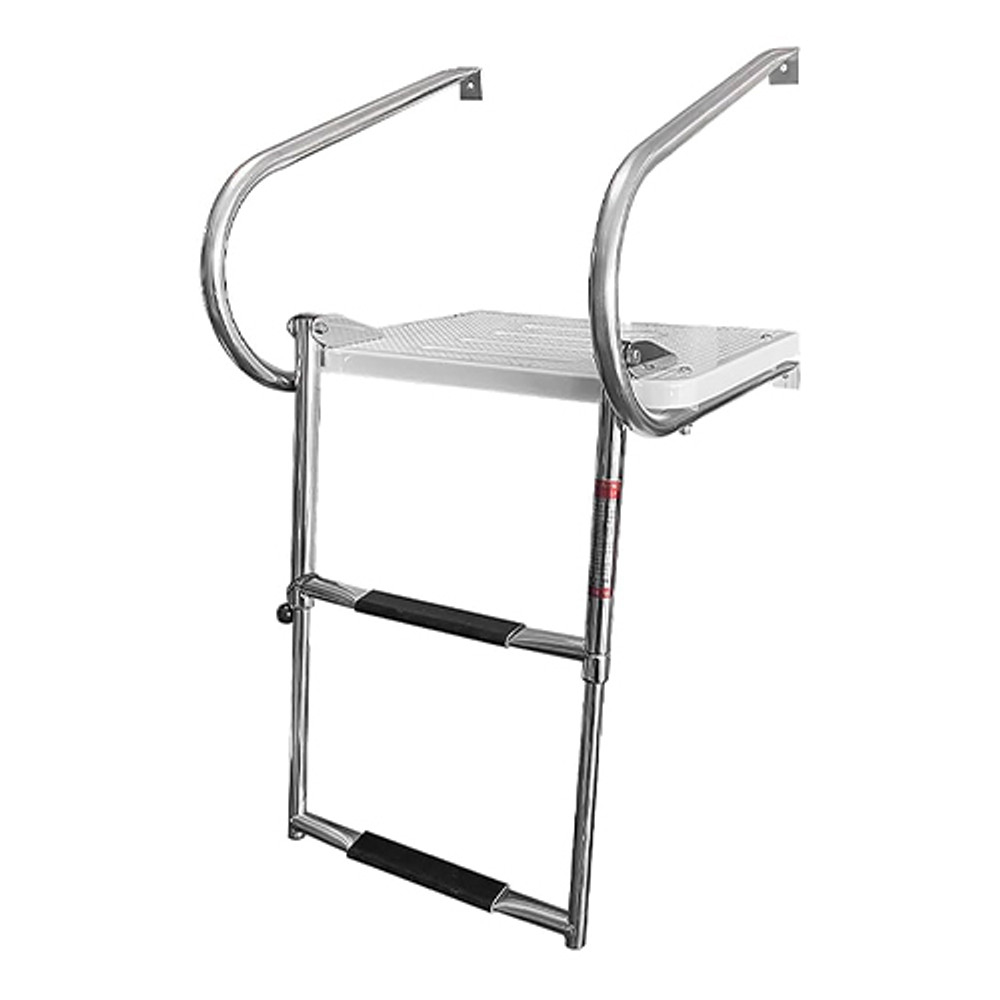 JIF Marine O/B Transom Platform Ladder 2 steps