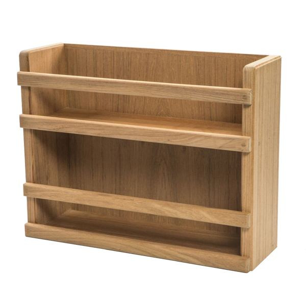 Whitecap Teak Two-Tier Spice Rack - Thumbnail 2