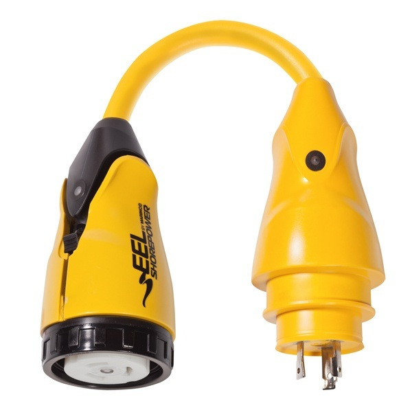 Marinco EEL Pigtail Shore Power Adapter 30A Dock to 50A Boat