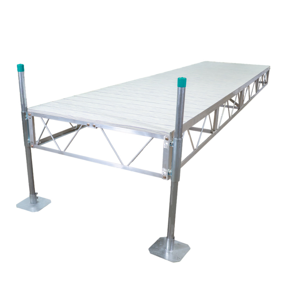 Patriot Docks Straight Dock w/ Gray Aluminum Decking Image