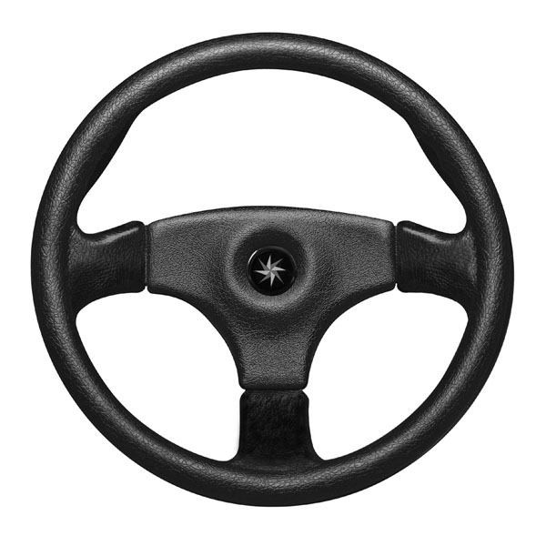 SeaStar 14" Stealth 3 Spoke Boat Steering Wheel w/cover SW59401P
