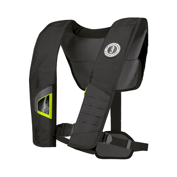 Mustang Deluxe 38 Manual Inflatable Life Vest - Black