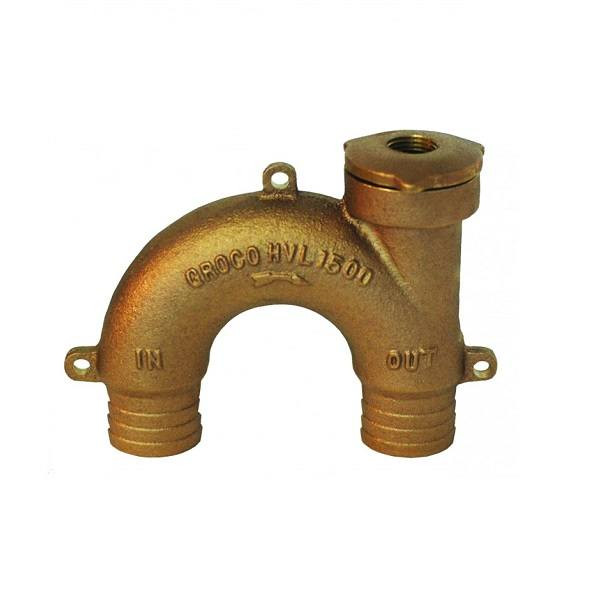 Groco HVL Bronze Vented Loop for Hose Connections