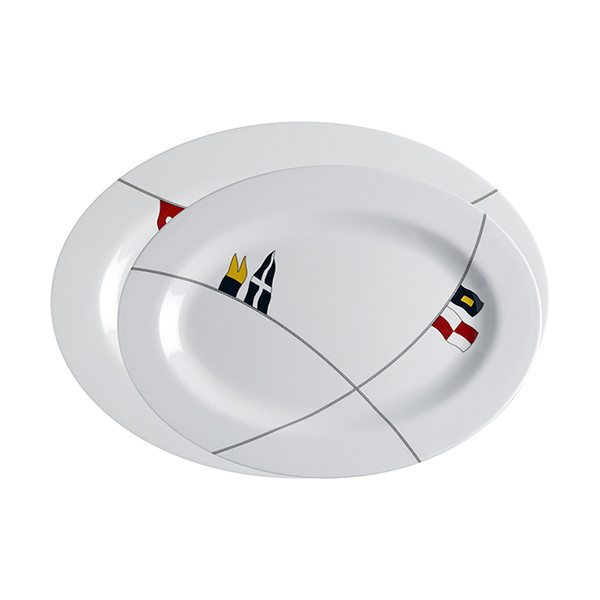 Regata 2 Piece Melamine Serving Dish Set