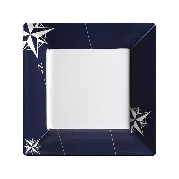 Northwind 6 Piece Melamine Square Dessert Plate Set
