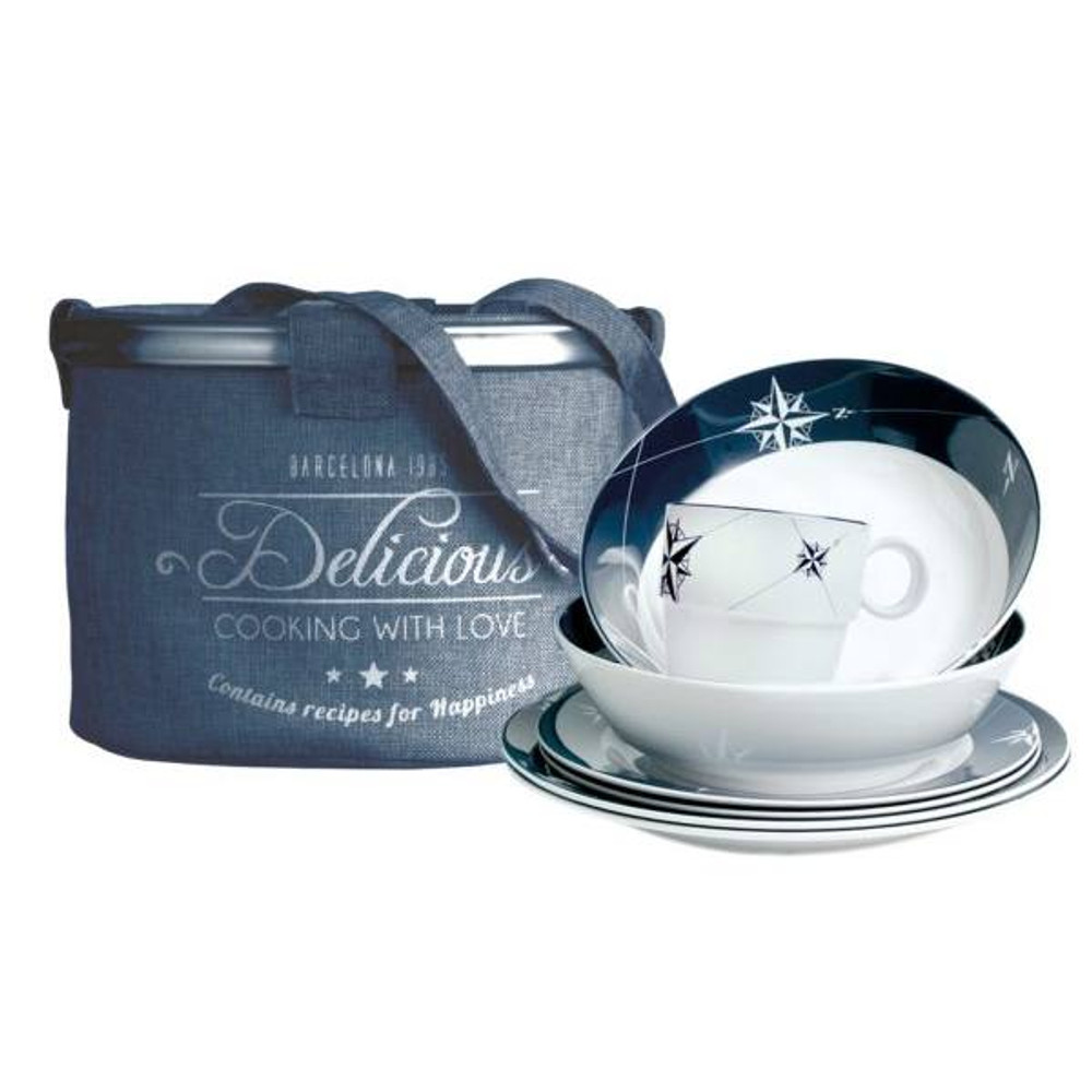 Northwind 24 Piece Melamine Tableware Set