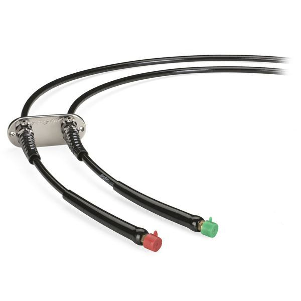 SeaStar Outboard Bulkhead Hose Kit w/Double Bulkhead Plate