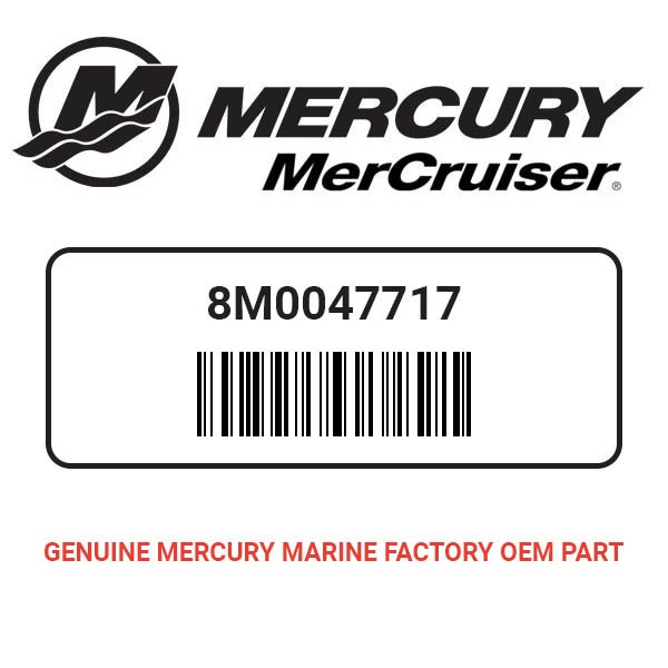 Mercury - Mercruiser 8M0047717 Plate,Ingress Mt