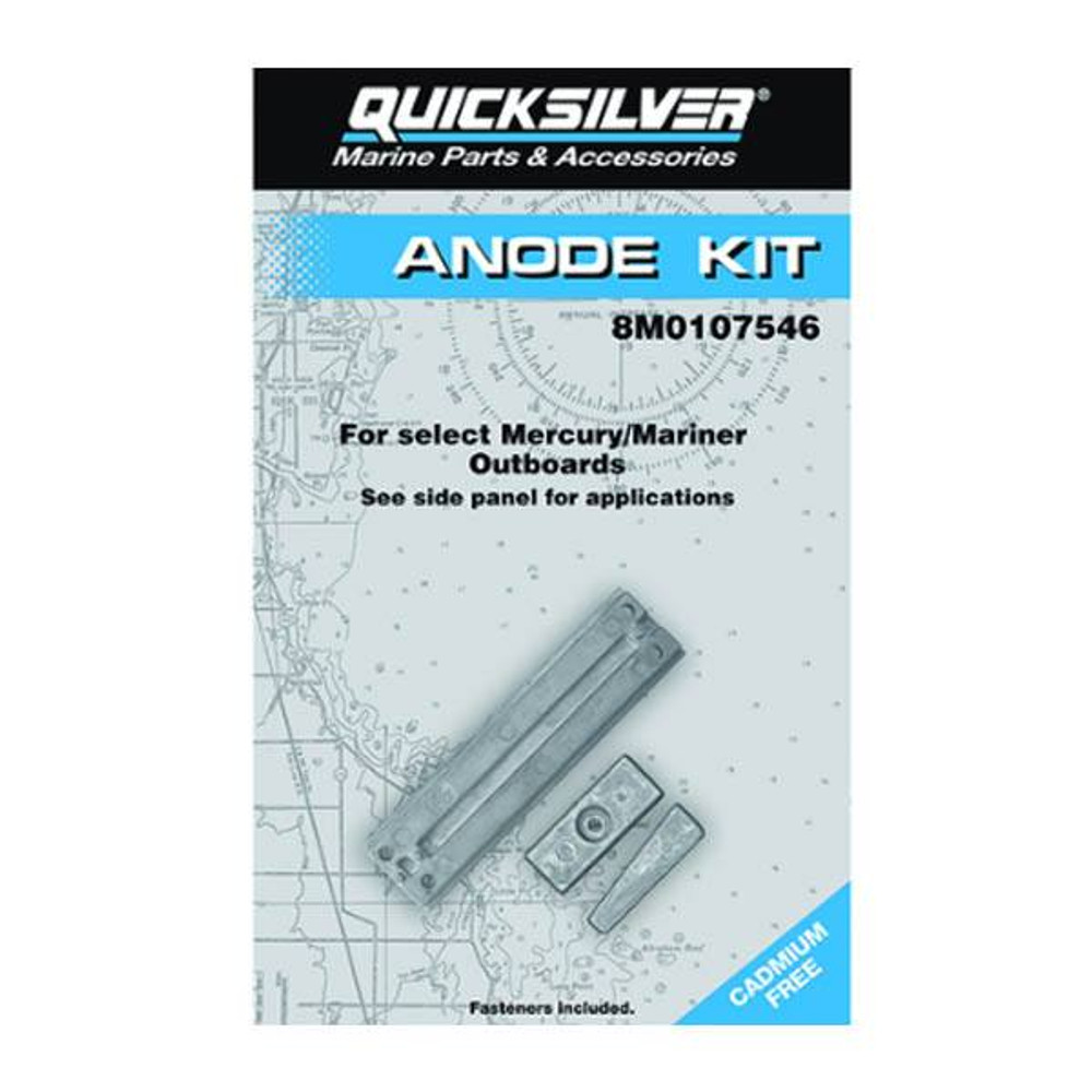 Mercury - Mercruiser 97-8M0107546 Anode Kit(Alum)
