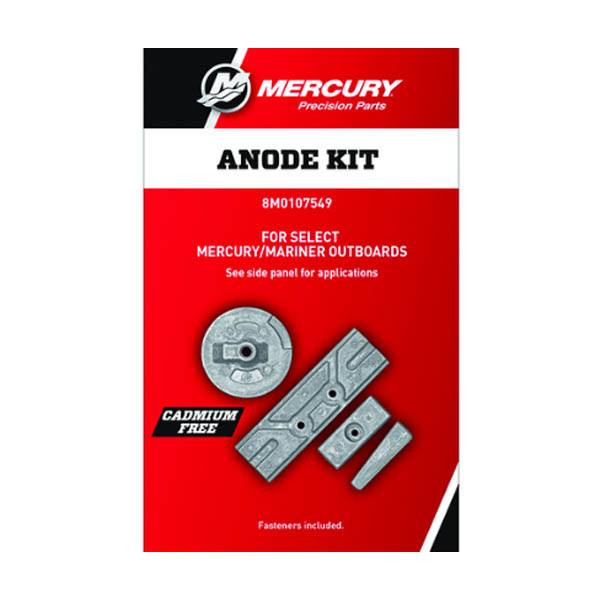 Mercury - Mercruiser 97-8M0107549 Anode Kit(Alum)