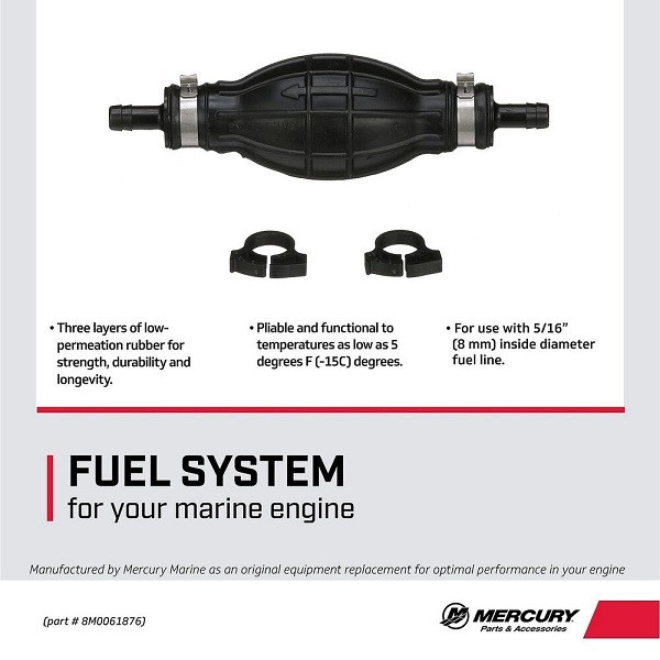 Mercury 8M0061876 Fuel Primer Bulb | Wholesale Marine