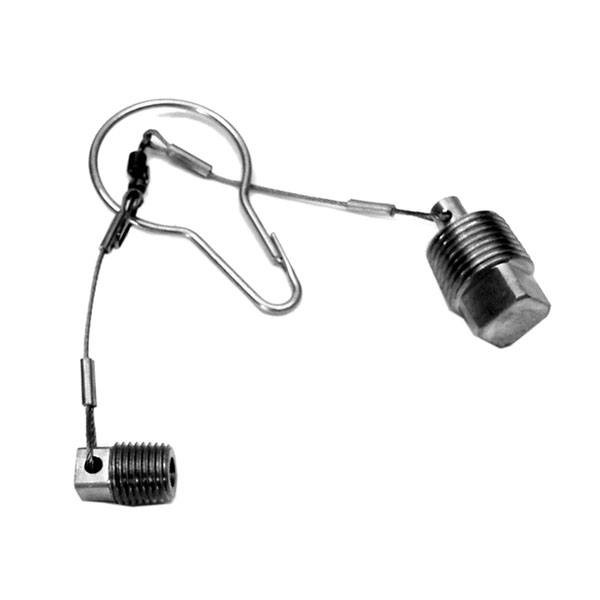 Mercury - Mercruiser 862827 Tether and Drain Plug Assembly