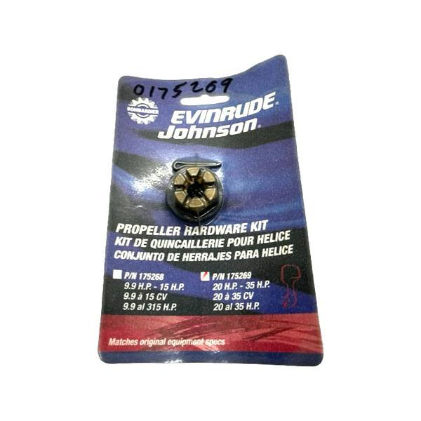  Johnson - Evinrude 0175269 Prop Nut Kit 9.9/15 Hp