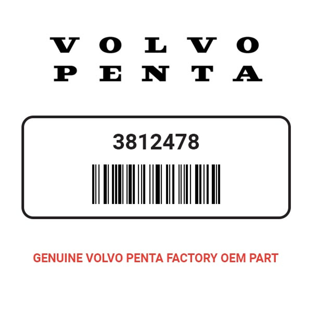 Volvo Penta 3812478 Plate
