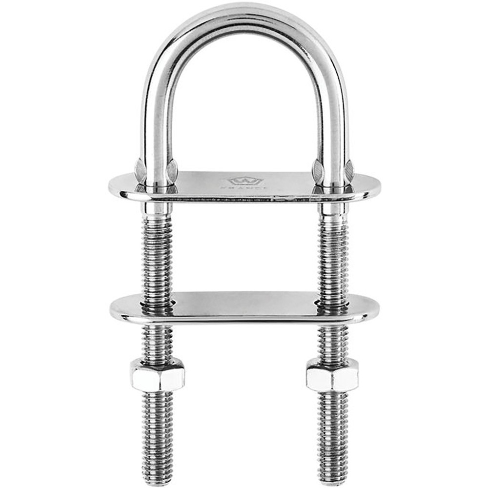 Wichard U-Bolt Pad Eye - 6mm Diameter - 15\/64" - 70mm Length - 2-3\/4"