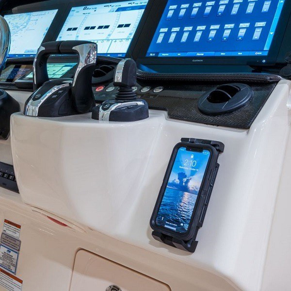 Scanstrut ROKK Wireless Active Phone Charger - Installed at Helm