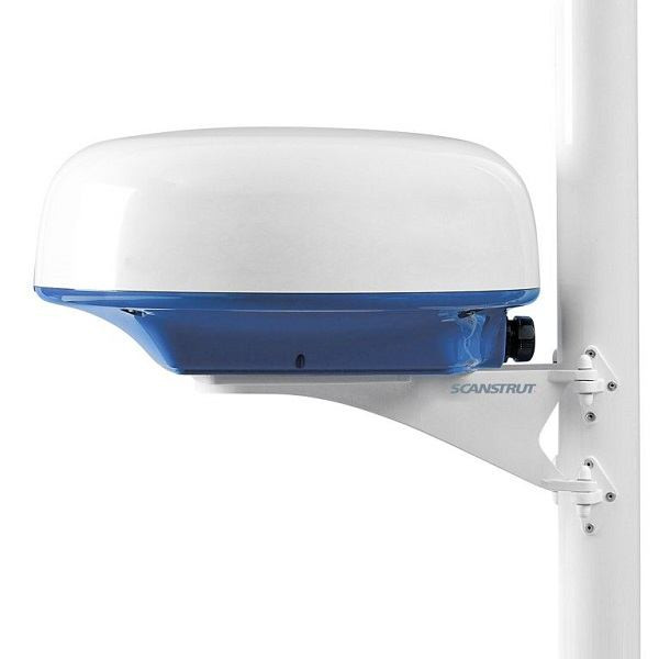 Scanstrut SC12 Mast Mount with radar mounted