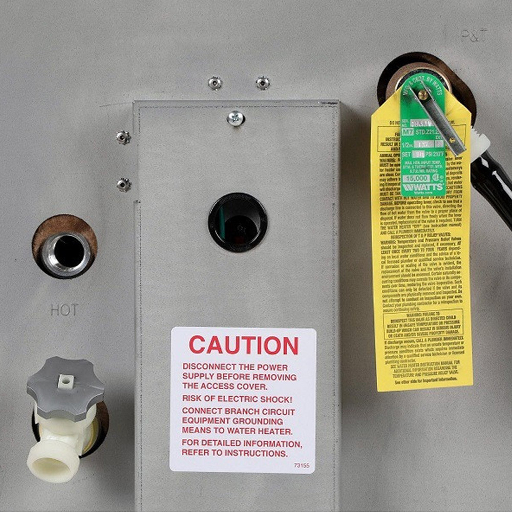 Whale 120V 11 Gallon Galvanized Marine Water Heater w/Rear Exchange Image