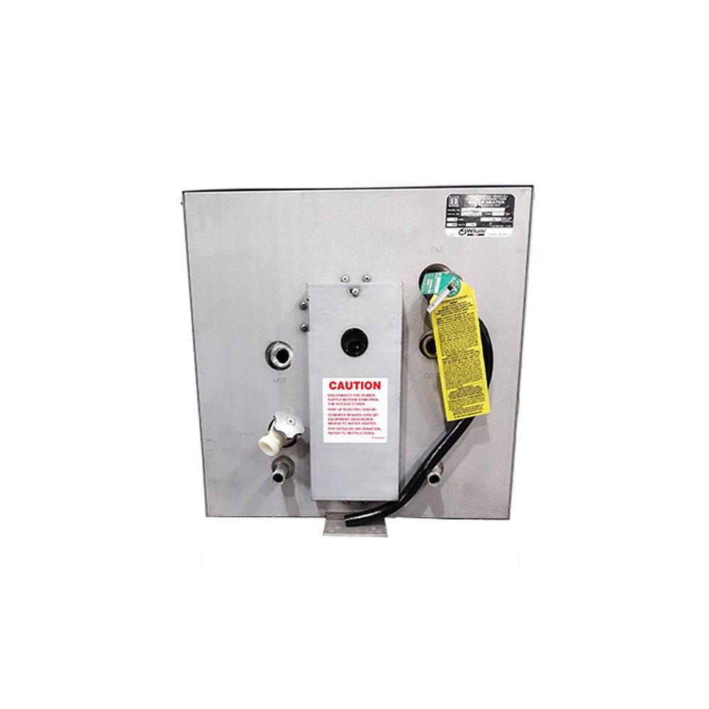 Whale 120V 11 Gallon Galvanized Marine Water Heater w/Front Exchange Connection hookup ports