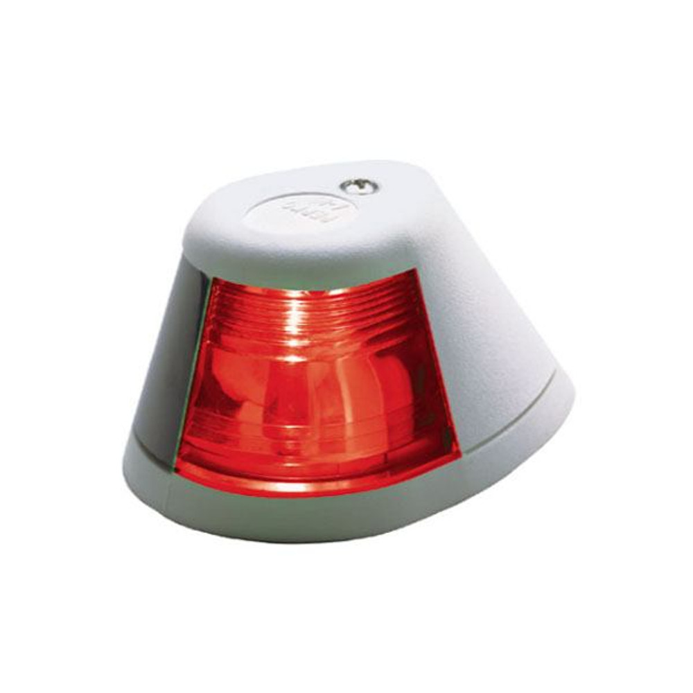 Perko Horizontal Mount Side Navigation Lights - White Housing - Red