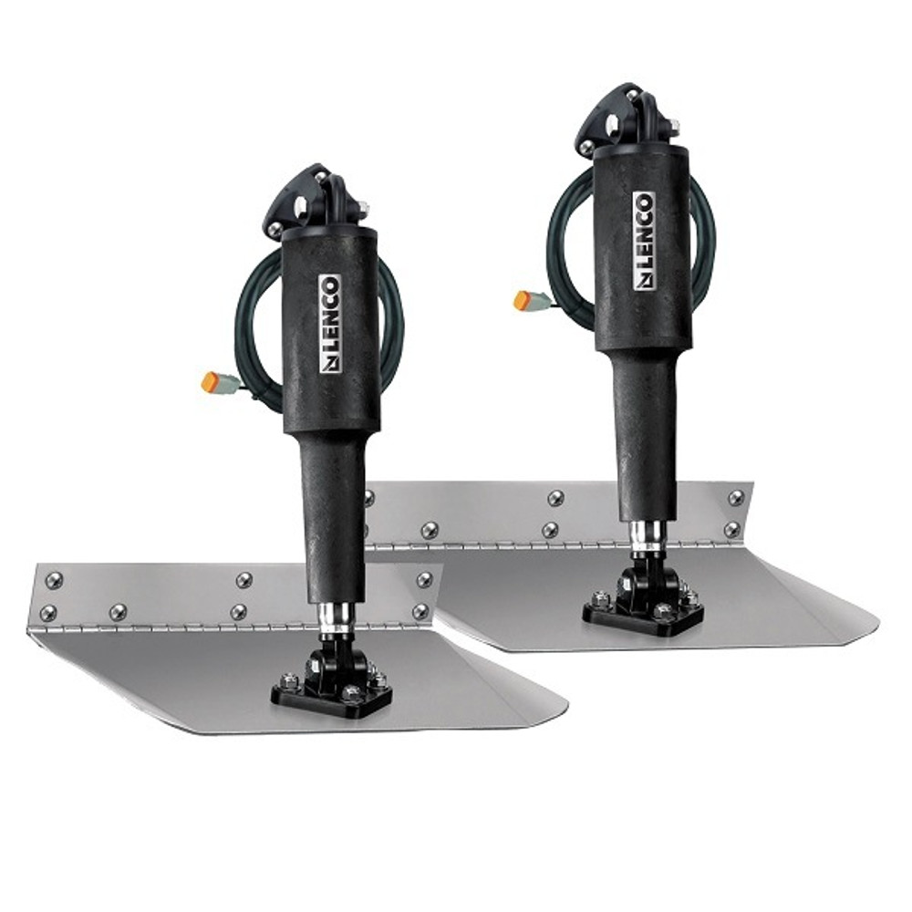 Lenco 15002-101 9" x 18" Electric Trim Tab Kit without Switch