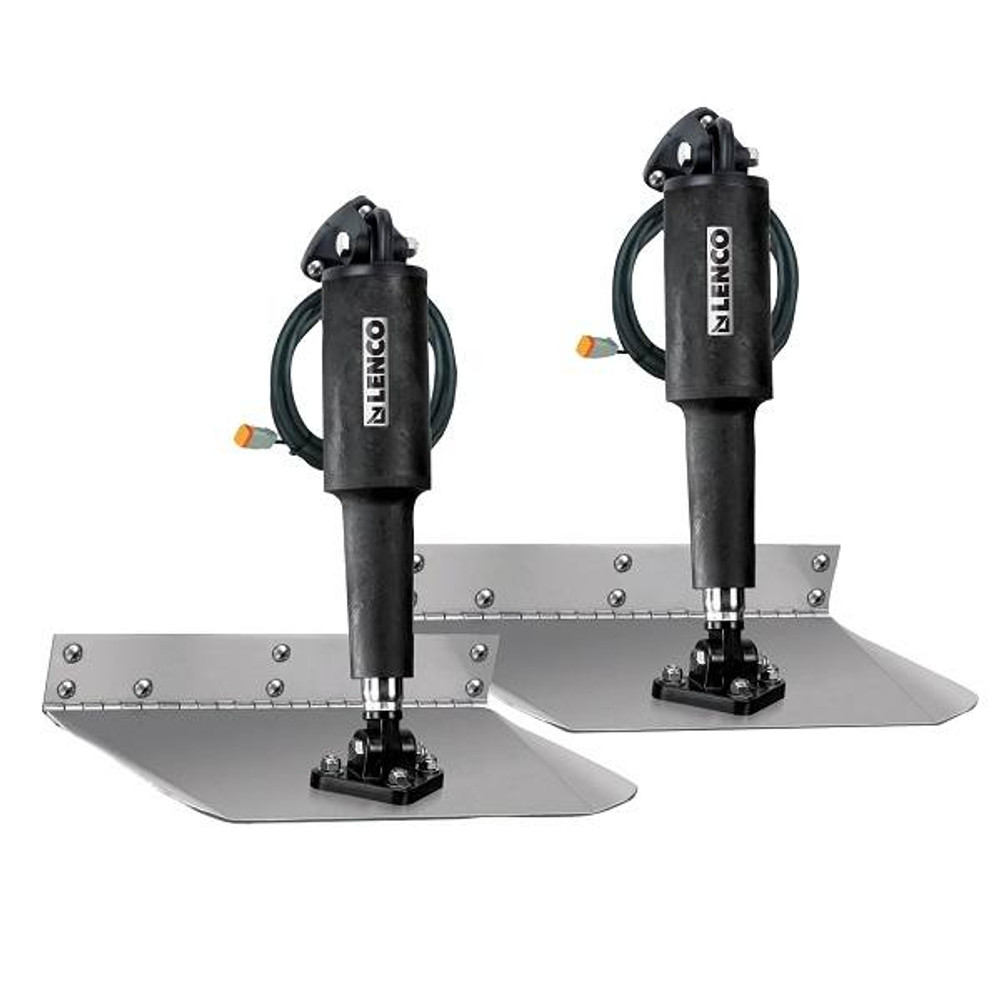 Lenco 15000-101 9" x 9" Electric Trim Tab Kit without Switch