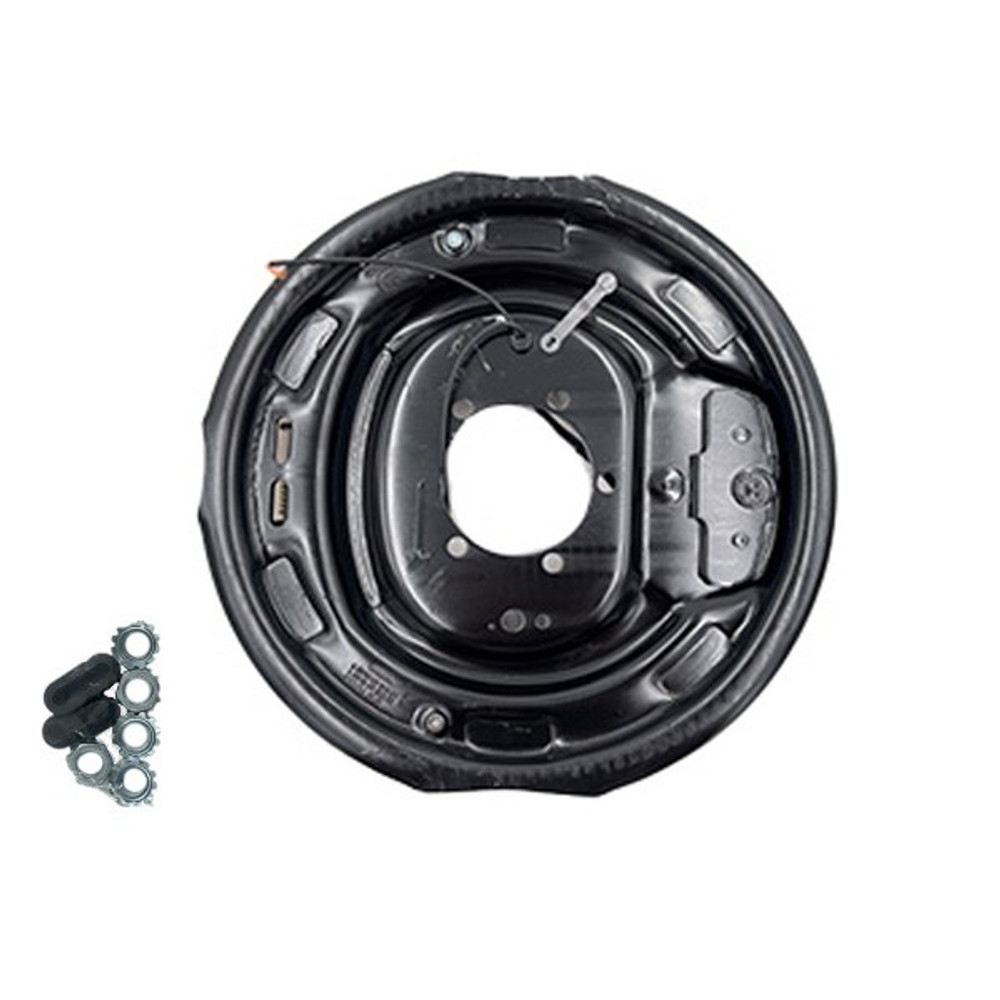 Dexter 12" x 2" 7,000lbs Nev-R-Adjust Left Hand Electric Drum Brake Assembly