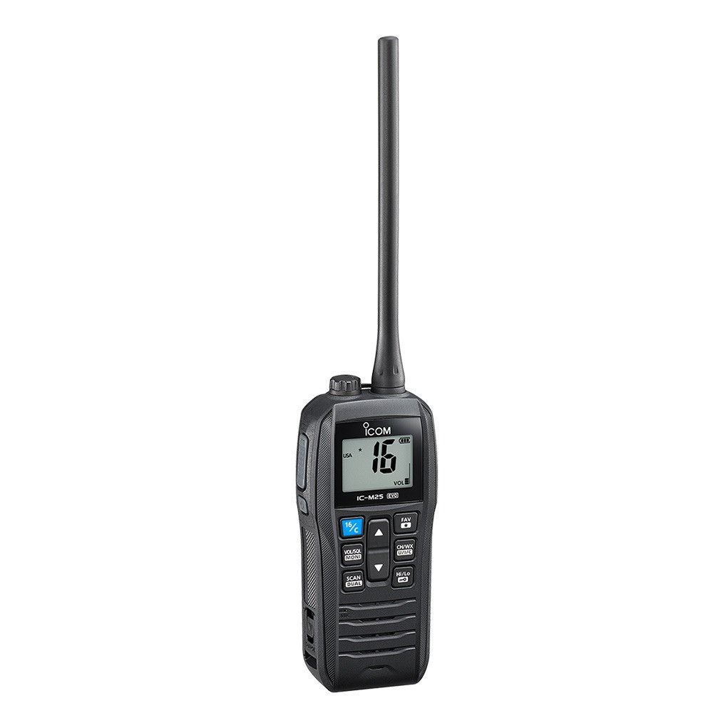 Icom M25 EVO Handheld VHF Radio - Black
