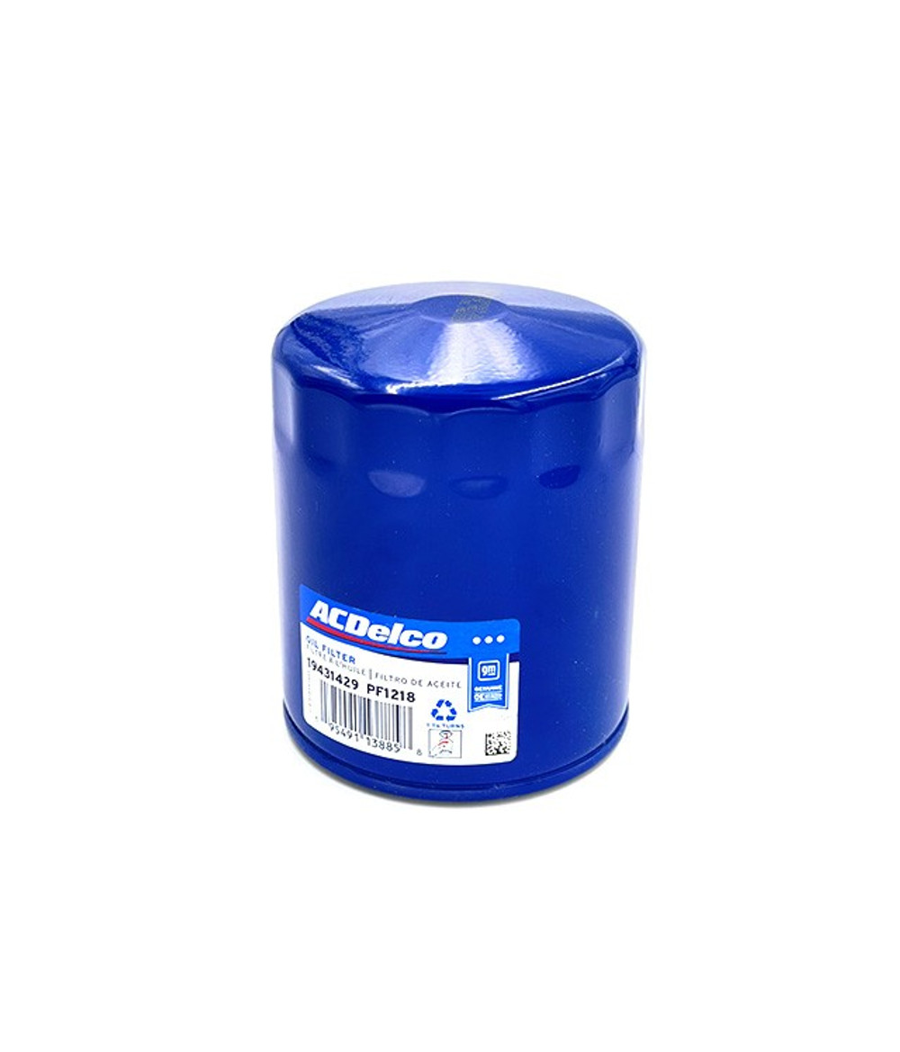 AC Delco PF1218 GM V8 Oil Filter | Front Image