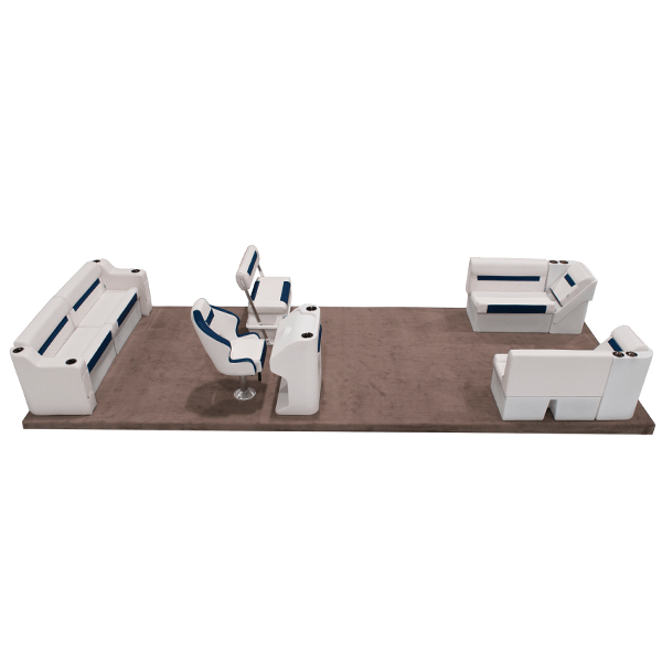 スプーン キャビネット Wise DLX 18'-22' Swingback Full Pontoon Furniture Set | Wholesale