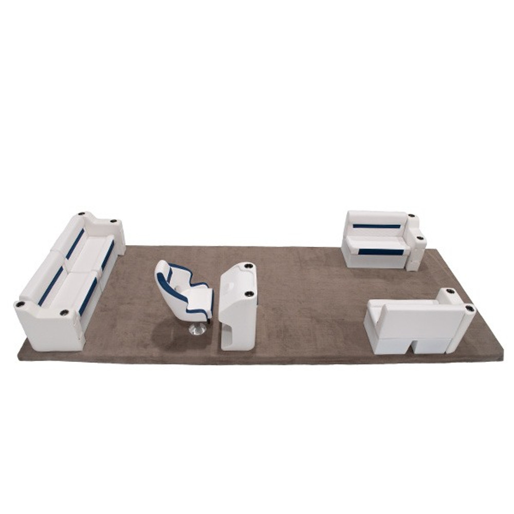 Wise DLX Front & Rear Couch Pontoon Furniture Set Image