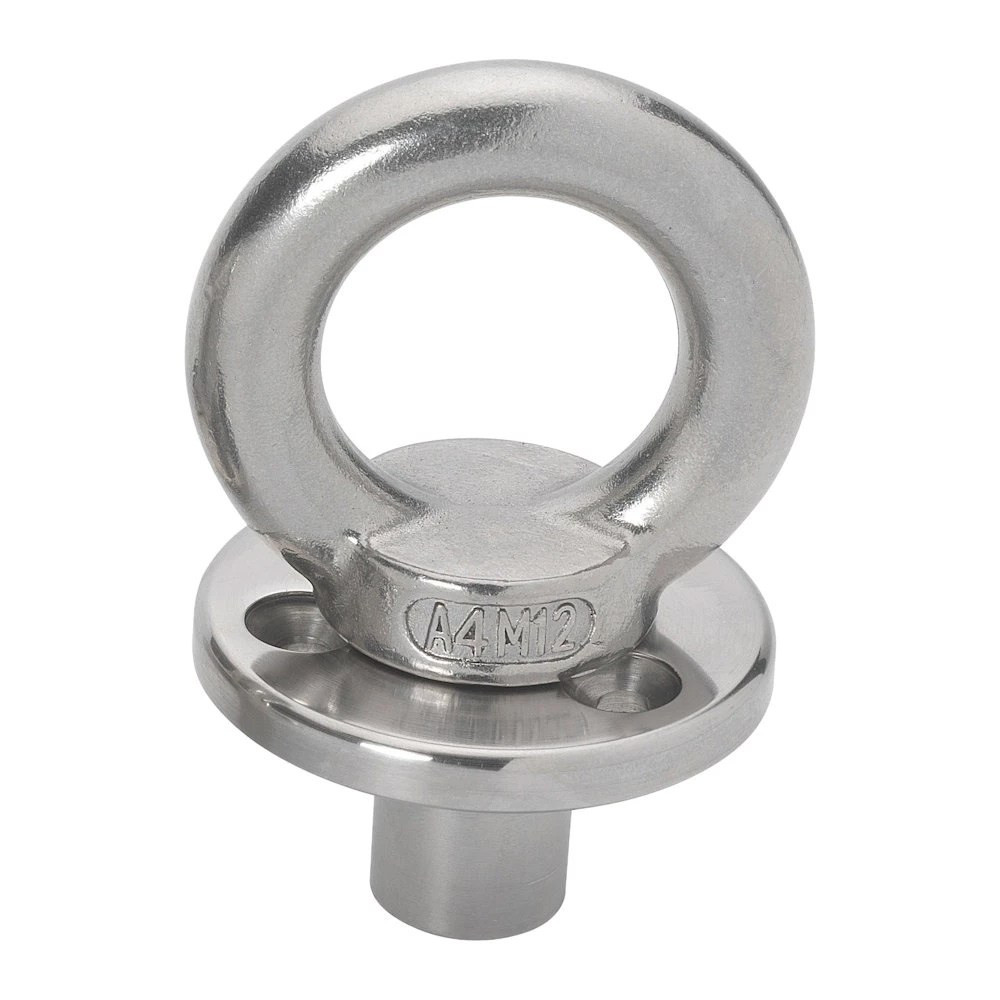 Barton Deck Plate w\/Fixing  Eye w\/Blanking Plug - M12 Eye