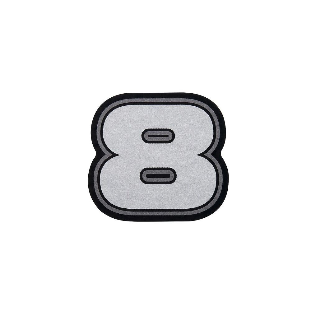 Mercury 8M0161262 8hp rear decal for 209cc 8hp carbureted outboards engine cowling image