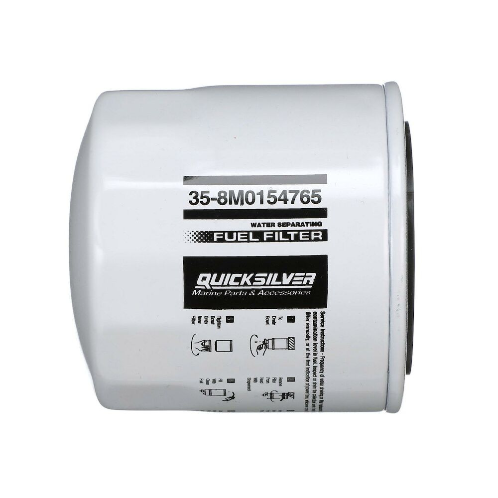 Quicksilver 8M0154766 water separating fuel filter for yamaha 2-stroke and 4-stroke outboards image