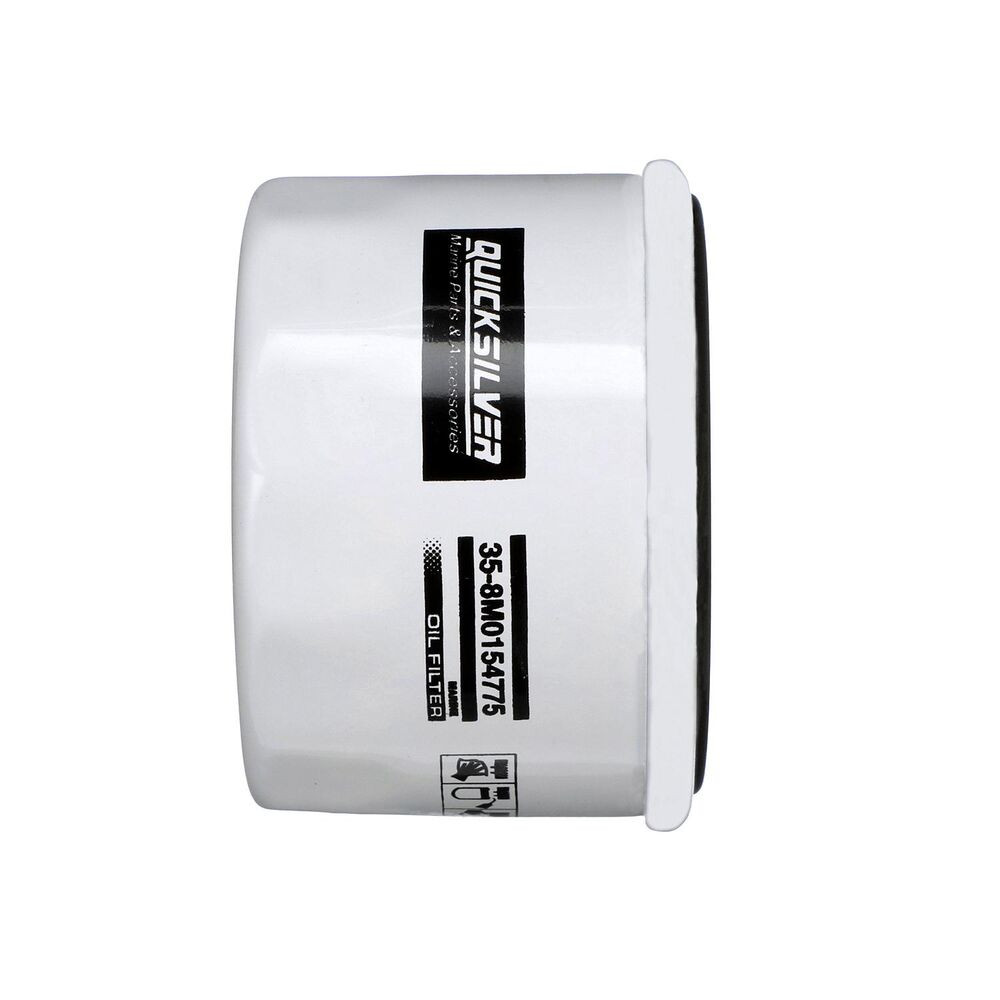 Quicksilver 8M0154775 20 micron oil filter for marine engines universal outboard oil filter image