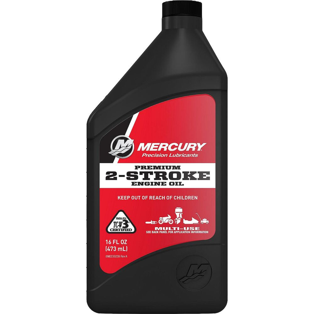 Mercury 2-Stroke Premium Marine Engine Oil 16 oz